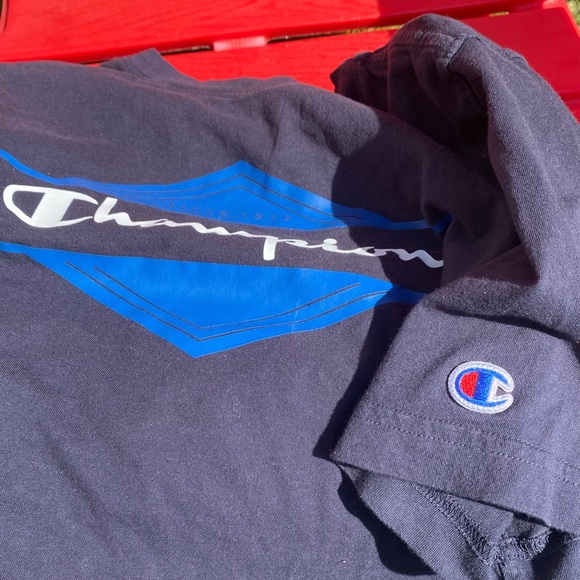 Champion T-shirt blue- men size Medium - Picture 3 of 3